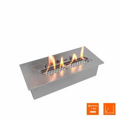 Биокамин напольный SteelHeat WOOD 400 коричневый