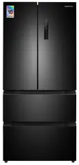 Холодильник отдельностоящий, с инвертором MEFERI MFR83BLACK IX TOTAL NO FROST FRENCH DOOR COMFORT, двухкамерный, с зоной свежести, с льдогенератором