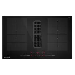 Индукционная варочная панель с интегрированной вытяжкой, с двумя Flex Zone и Booster MAUNFELD MIHC834SF2BK