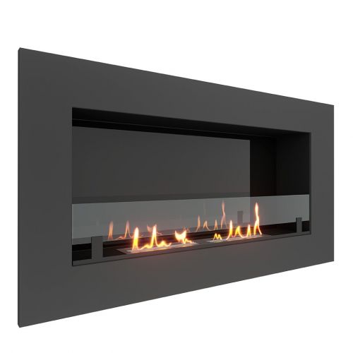 Биокамин встраиваемый SteelHeat GRAND 1200 LITE (Стекло + Стемалит)