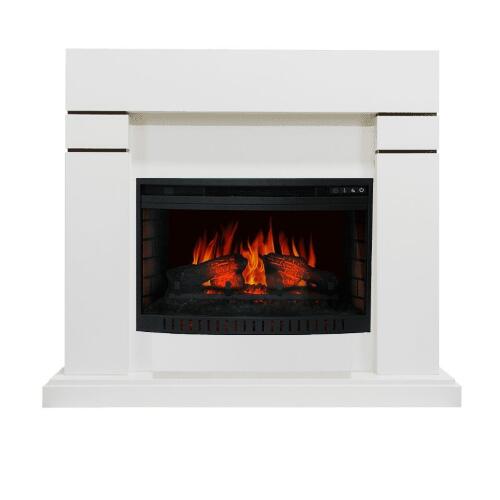 Каминокомплект Royal Flame Lindos белый с очагом Dioramic 26 LED FX