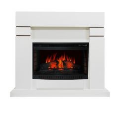 Каминокомплект Royal Flame Lindos белый с очагом Dioramic 26 LED FX