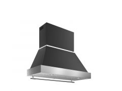 Настенная вытяжка из нержавеющей стали Bertazzoni Heritage, 120 см, черный матовый