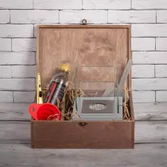 Подарочный набор SteelHeat PREMIUM BOX GLORIA серая + деревянная коробка + стартовый комплект