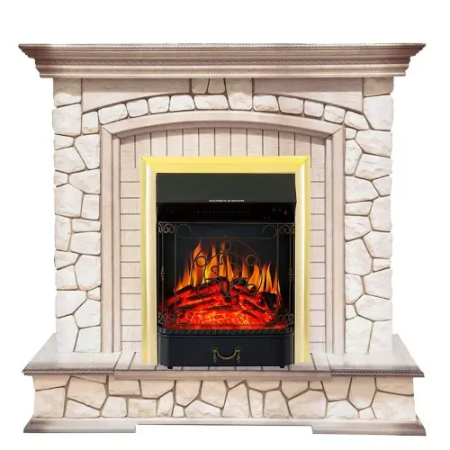 Каминокомплект Royal Flame Preston с очагом Majestic FX Brass