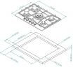 Варочная панель газовая FS 710 Ant Bronze