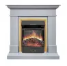 Каминокомплект Royal Flame California STD CRM (Разборный) с очагом Majestic FX Brass санд смоук