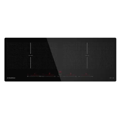 Индукционная варочная панель с двумя Flex Zone и Booster MAUNFELD CVI904SFLBK Inverter