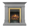 Каминокомплект Royal Flame California STD CRM (Разборный) с очагом Fobos FX Brass санд грей