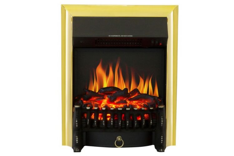 Каминокомплект Royal Flame California STD CRM (Разборный) с очагом Fobos FX Brass санд грей