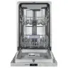 Посудомоечная машина узкая встраиваемая MEFERI MDW4563 POWER, 45 см, 10 комплектов посуды, 6 программ, защита от протечек, половинная загрузка, отсрочка, таймер