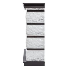 Каминокомплект Firelight Excalibur 30 с очагом Electrolux EFP/P-3020LS камень белый/шпон венге