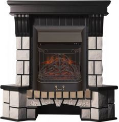 Каминокомплект Interflame Экстер М венге угловой с очагом Majestic FX M Black