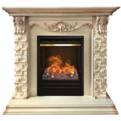 Каминокомплект RealFlame Patricia WT с очагом 3D Olympic