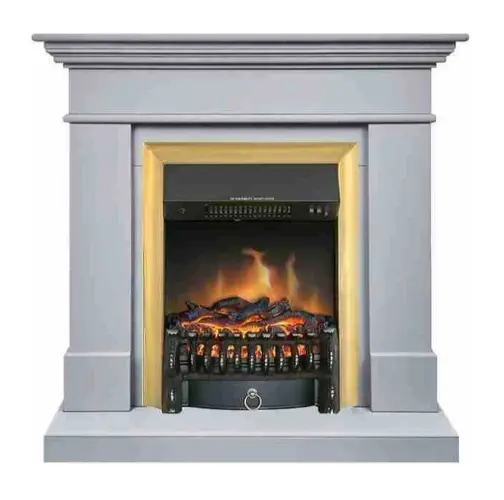 Каминокомплект Royal Flame California STD CRM (Разборный) с очагом Fobos FX Brass санд смоук