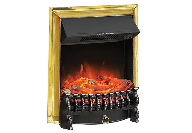Каминокомплект Royal Flame California STD CRM (Разборный) с очагом Fobos FX Brass санд смоук