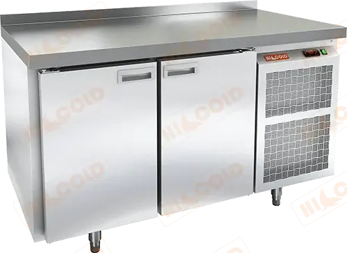 GN 11/BT W стол охл. (-10-18), 2 двери, пластификат, 1390х700х850мм, HICOLD RUS