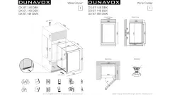 Винный шкаф Dunavox DX-57.146DSK