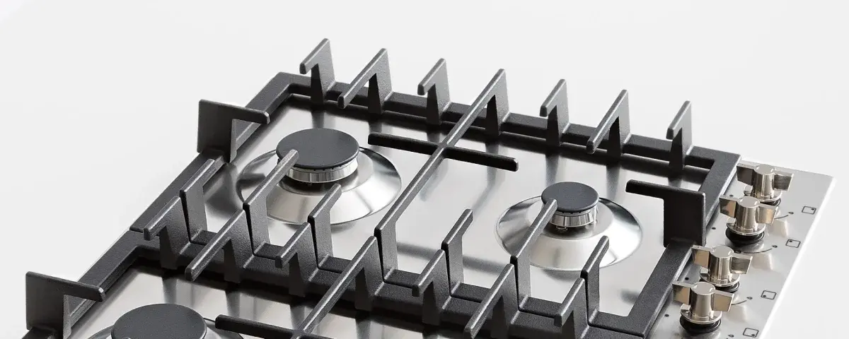 Встраиваемая газовая варочная панель Bertazzoni, конфорка wok по центру, 75 см, нержавеющая сталь