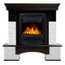 Каминокомплект Firelight Pietra Nuovo Classic с очагом Electrolux EFP/P-1020LS сланец белый/шпон темный дуб