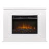 Каминокомплект Firelight Prestigio 25 с очагом Electrolux EFP/P-2520LS камень белый/шпон белый дуб