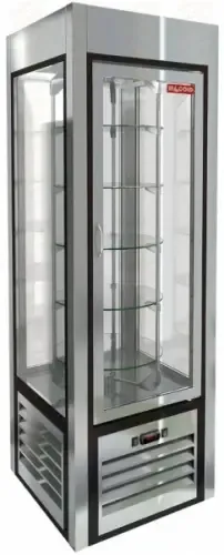 Витрина кондитерская HICOLD VRC 350 R Sh FR, вертикальная