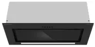 Вытяжка кухонная MEFERI SMARTBOX60BK GLASS POWER, 60 см, встраиваемая, черная, стекло, производительность 900 м3/ч, 3 скорости, низкий уровень шума, режимы отвод и рециркуляция, гарантия 3 года