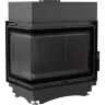 Топка с водяным контуром Maja/PW/BL/12/BS/W/DECO, Г - образное стекло слева, змеевик