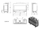 Топка газовая Kratki PRO LEO/P/100/G31/37MBAR (баллонный газ)