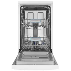 Посудомоечная машина узкая отдельностоящая MEFERI MDW4562WH FS LIGHT, 45 см, 9 комплектов посуды, 6 программ, 2 корзины, половинная загрузка, отсрочка, таймер, защита от протечек, внутренняя подсветка