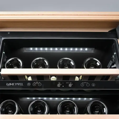 Винный шкаф Meyvel MV46PRO-KBT2 (Натуральный бук)