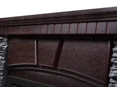 Каминокомплект Firelight Porto 30 с очагом Electrolux EFP/P-3020LS камень черный/шпон венге