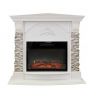 Каминокомплект RealFlame Athena Corner GR STD/EUG/24 WT с очагом Kendal 24