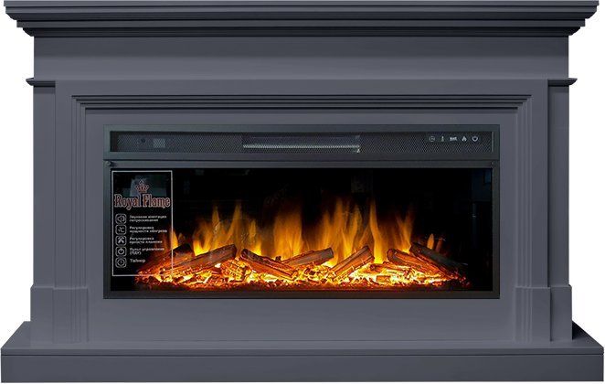 Каминокомплект Royal Flame Coventry с очагом Vision 42 LOG LED серый графит