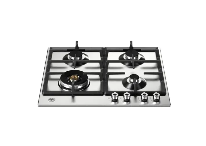 Встраиваемая газовая варочная панель Bertazzoni, конфорка wok, 60 см, нержавеющая сталь