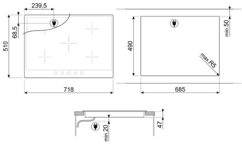 Варочная панель Smeg P875PO