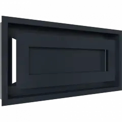 Решетка WIND Графитовая 22х45