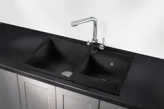 Кухонная мойка MODENA 80 NL 1,5B DEEP BLACK