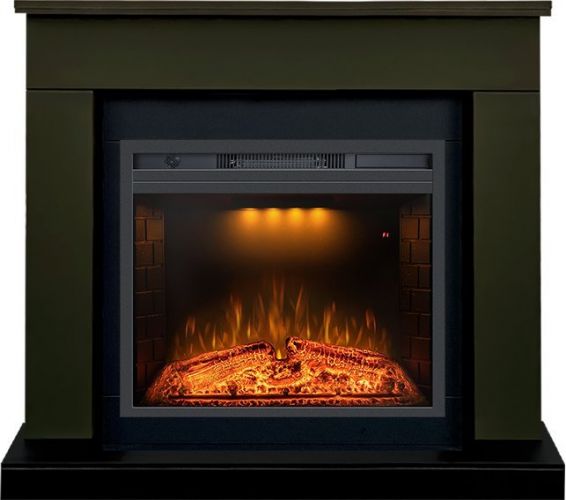 Каминокомплект Royal Flame Bergen 23 (Разборный) с очагом Emerald 23 темная олива