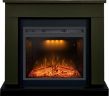 Каминокомплект Royal Flame Bergen 23 (Разборный) с очагом Emerald 23 темная олива