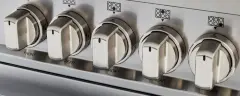 Варочный центр Bertazzoni, 6 конфорок, электрический духовой шкаф, Master, 90 см, черный матовый