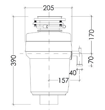 Измельчитель отходов WS 750 V
