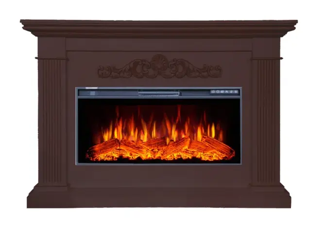 Каминокомплект InterFlame Шелтон с очагом FreeSpace 40 LED FX QZ темный дуб