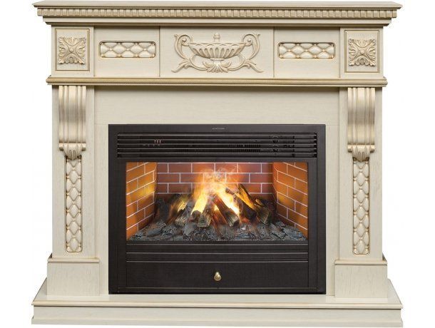 Каминокомплект RealFlame Corsica Lux 26 с очагом 3D Novara