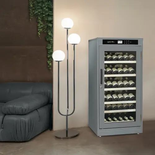 Винный шкаф Meyvel MV69-WG1-M (Серый Кварц)