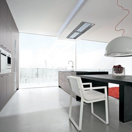 Белая потолочная вытяжка FALMEC NUVOLA ISOLA 140 WH 1400 мм без мотора