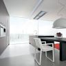 Белая потолочная вытяжка FALMEC NUVOLA ISOLA 140 WH 1400 мм без мотора