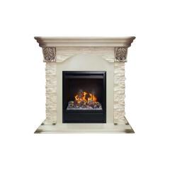 Каминокомплект RealFlame Dublin LUX STD/EUG WT с очагом 3D Olympic