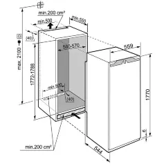 Встраиваемый холодильник Liebherr IKB 1910 Comfort