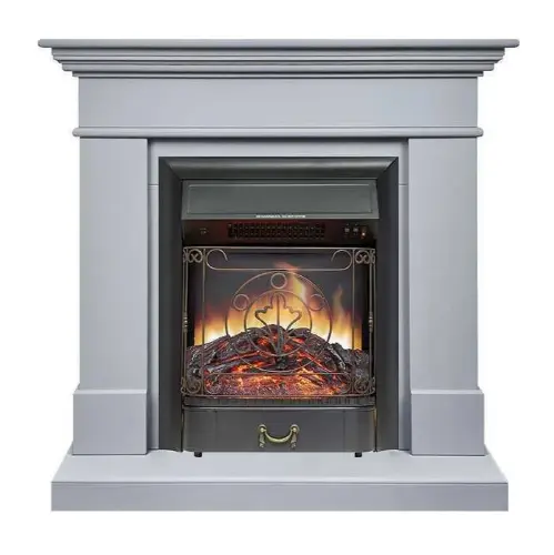 Каминокомплект Royal Flame California STD CRM (Разборный) с очагом Majestic FX Black санд смоук